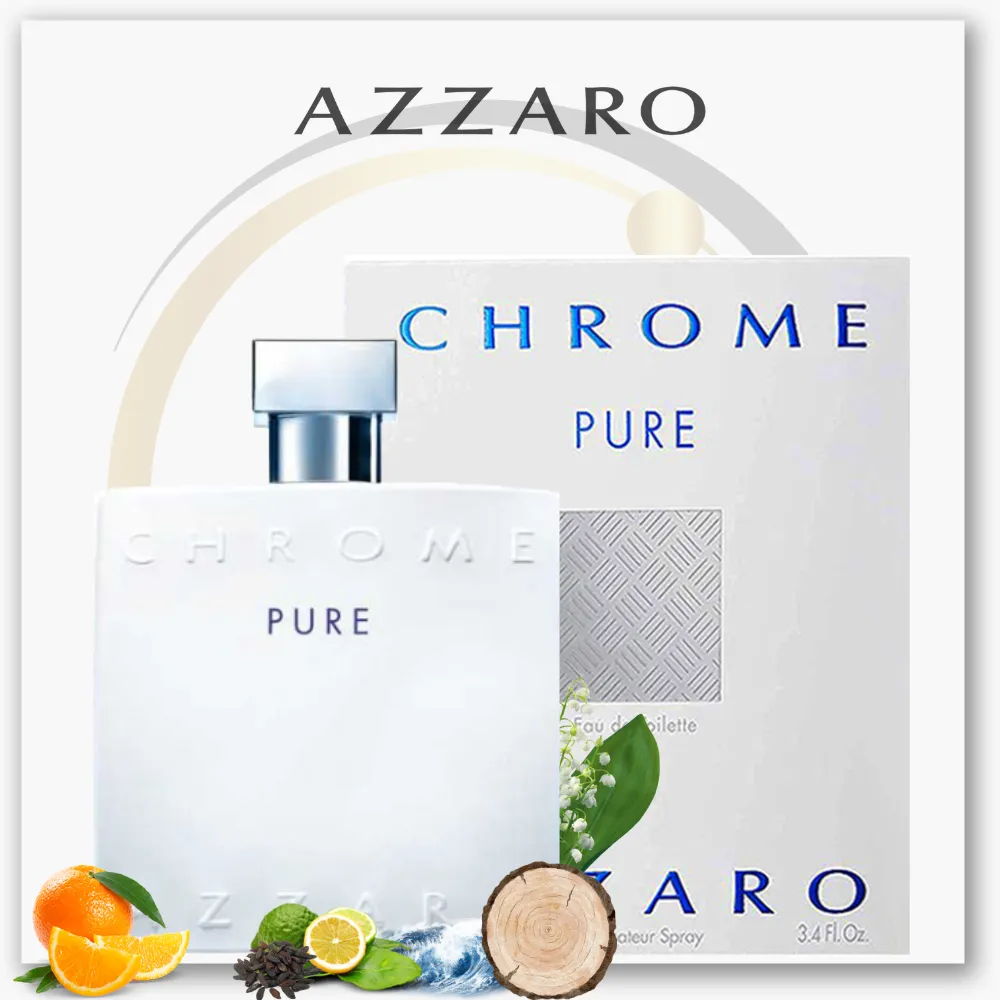 AZZARO CHROME PURE (EDT) 100ml FOR MEN