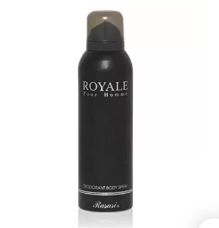 Rasasi Royale Pour Homme Deodorant Body Spray for Men, 200ml