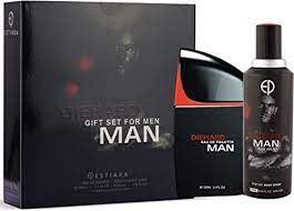Estiara Diehard Man Gift Set For Men EDT 100ml,Deodorant 200ml (2Pics)