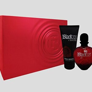 Paco Rabanne Black Xs L'Exces Gift Set For Women EDP 80ml,Body Lotion 100ml (2Pics)